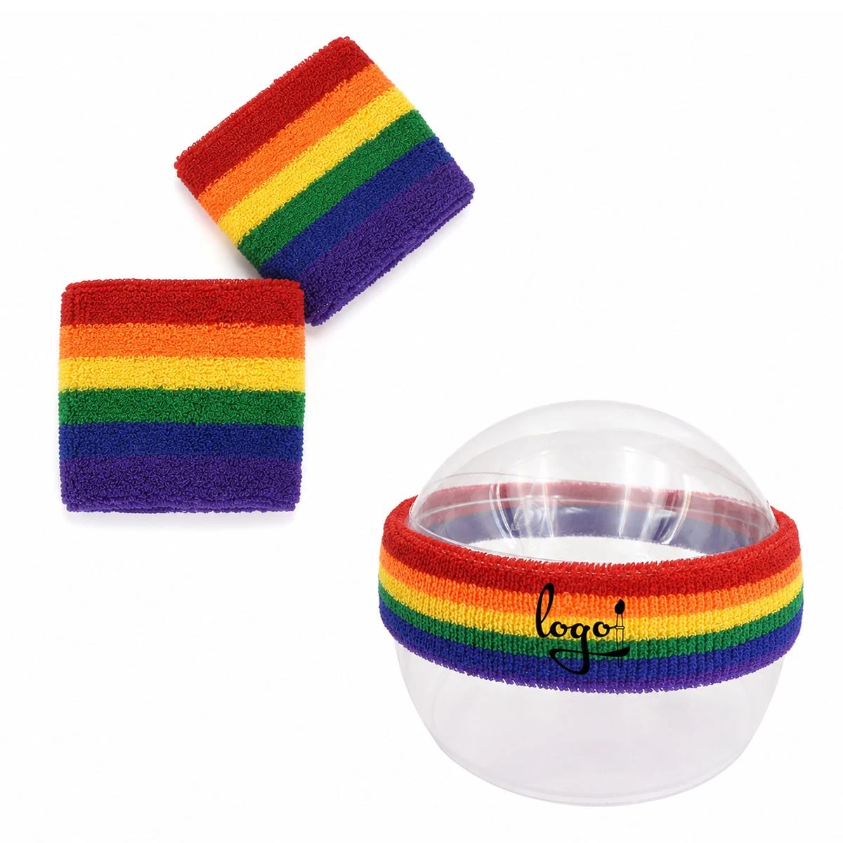 Athletic Headband Wristband Set 1
