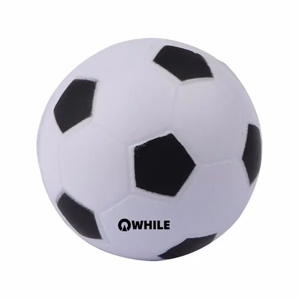 Custom 1.57 inch Soccer Stress Ball — Miniature Sports Anxiety Relief Toy