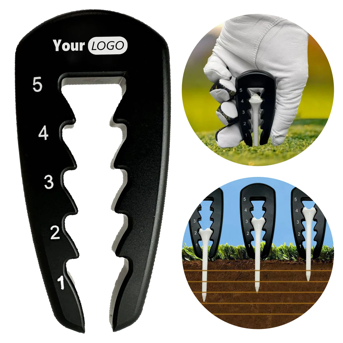 Plastic Golf Seat Height Adjuster 1