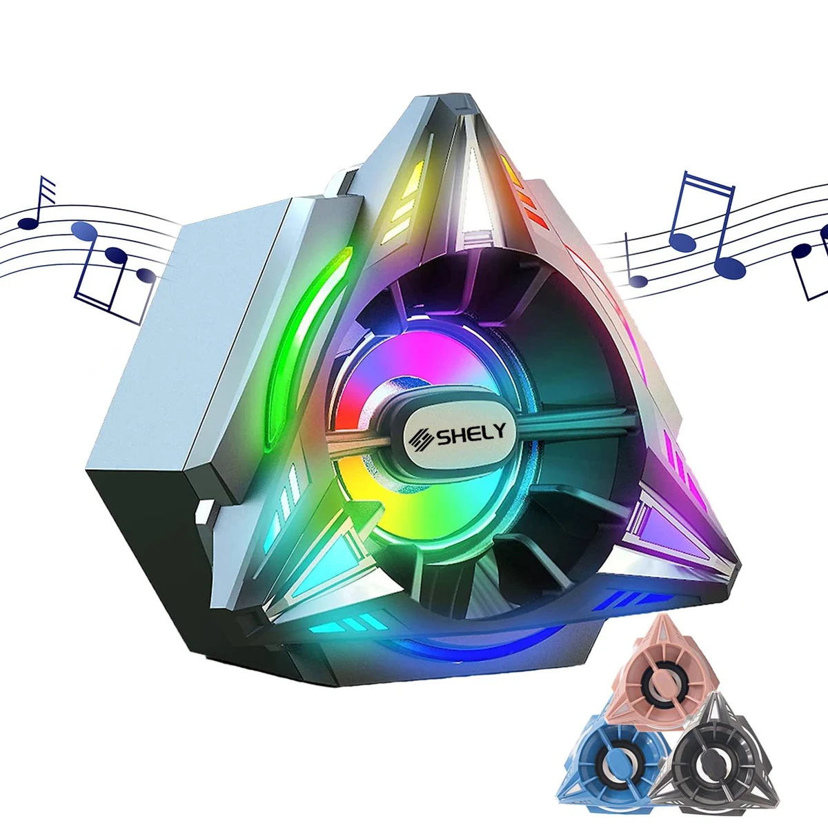 Mini Smart 7 Colors RGB Light Up Speakers 1