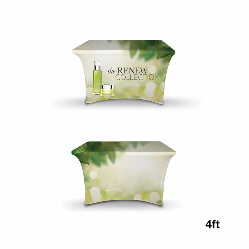 DisplaySplash 4' RPET Stretch Table Cover