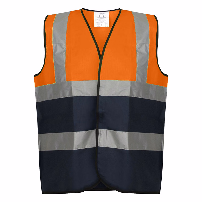 VISIPRO Unisex Hook & Loop Reflective Colorblock Safety Vest