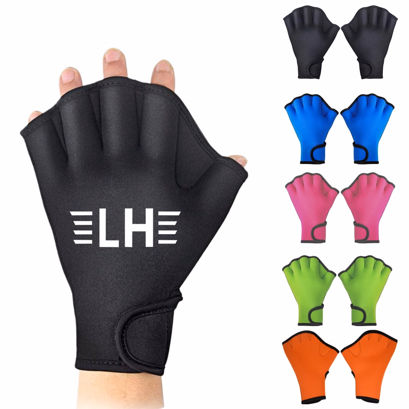 Neoprene Fingerless Swimming Gloves