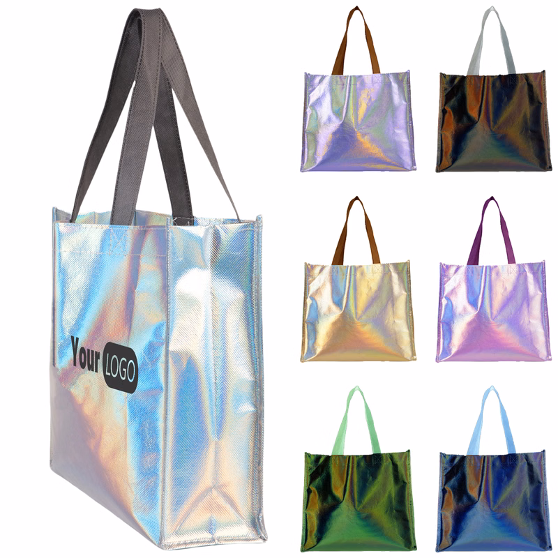 Other Fabric Solid Color Shopping Clothing Bag