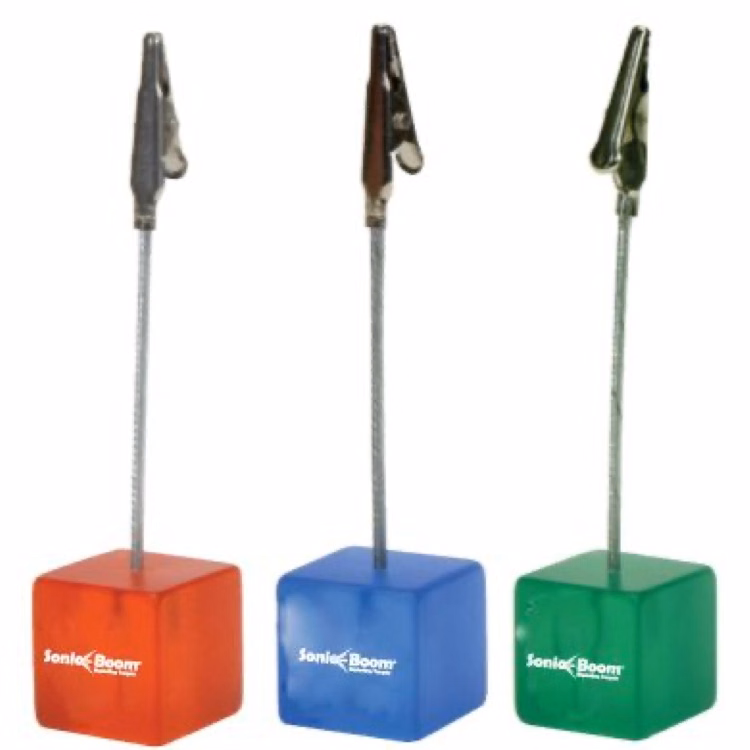 Cube Desktop Name Card Clips