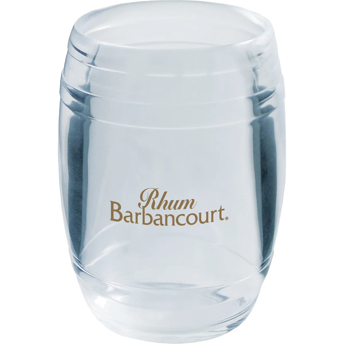 2oz Plastic Barrel Shaped Shot Glass 1