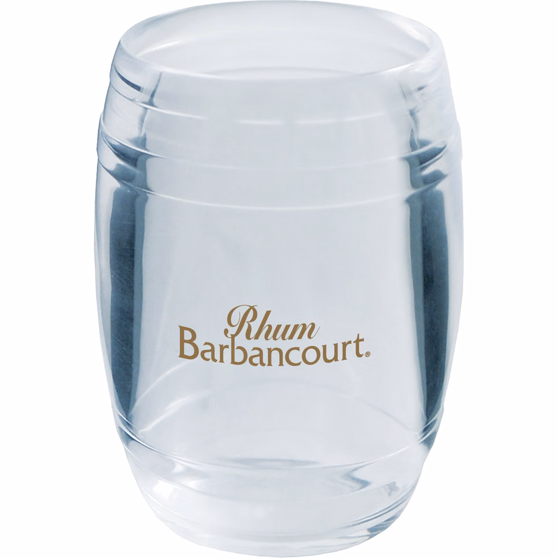 2oz Plastic Barrel Shaped Shot Glass