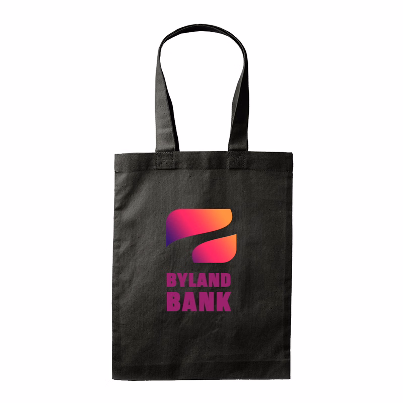 Rectangle Natural Cotton Fiber Gift Bag (Full Color Imprint)