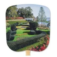 Scenic & Still Life Stock Formal Garden Fan 1