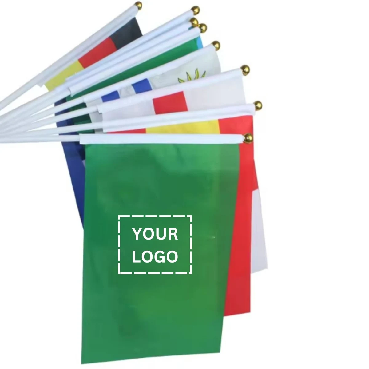 12" x 8" Hand Waving Flag Banner 1