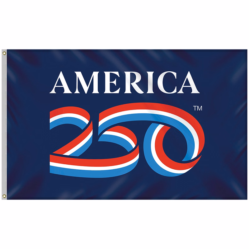 5' X 8' AMERICA 250TH OUTDOOR NYLON FLAG