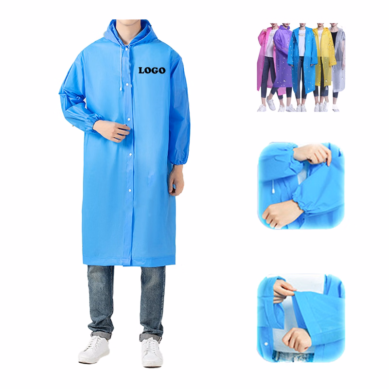 MOQ 50 pcs EVA Rain Gear