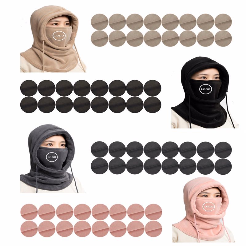 MOQ1000 Down-Lined Warm And Windproof Face Mask