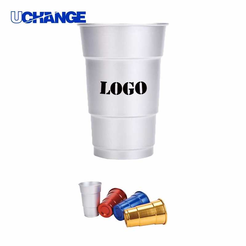 Reusable Recyclable Stadium Aluminum Cup Container (16 Oz)