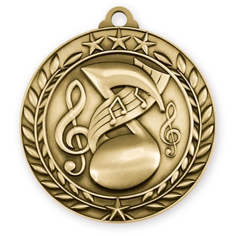 Music Wreath Award Medallion (2-3/4") 1