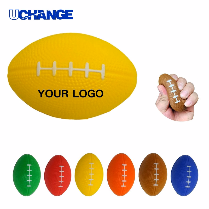 PU Rugby Stress Ball Toy for Promotions