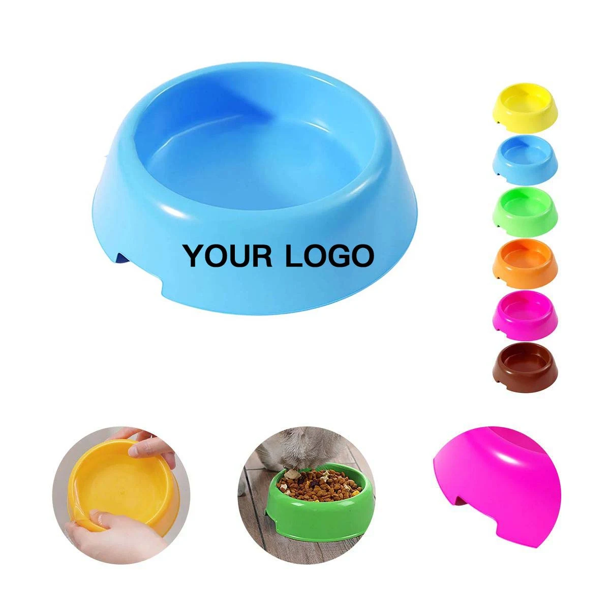 Smooth Edge Pet Feeding Bowl for Cats and Dogs 1