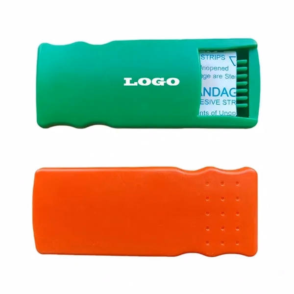 Custom Plastic First Aid Bandage Organizer Case — Compact Emergency Supplies Promo