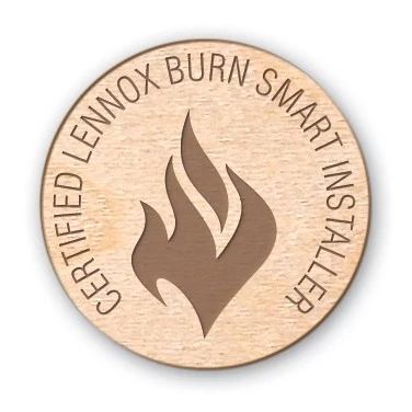 USA Made Round Wood Lapel Pins (1" diameter) 1