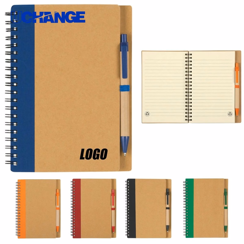 Custom Cover Spiral Notebook for Branded Office & School Use