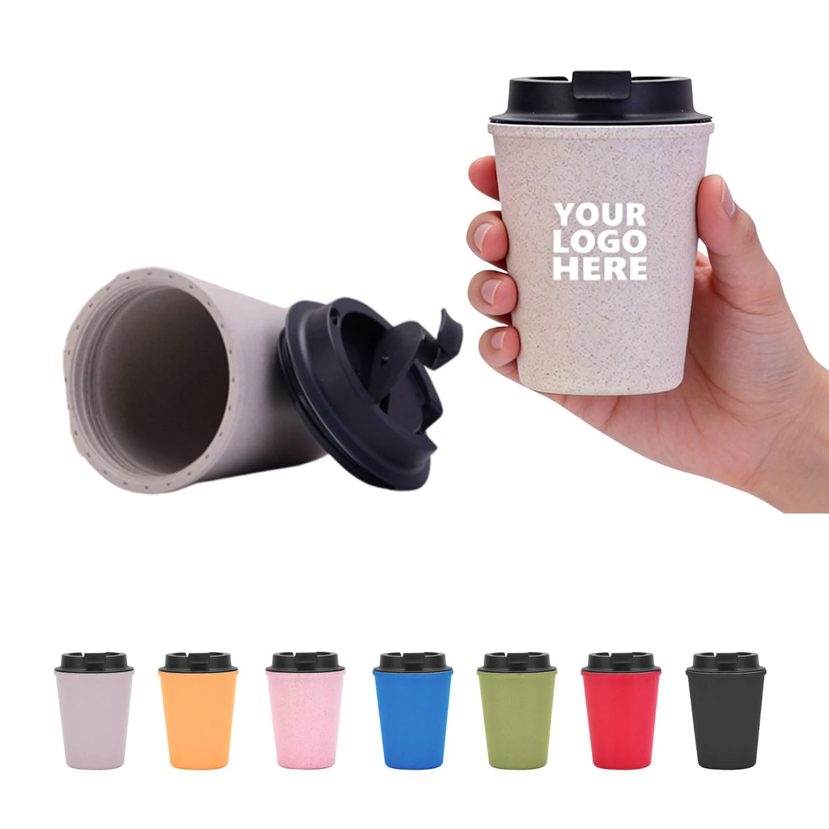 12oz Wheat Straw Coffee Mug 1