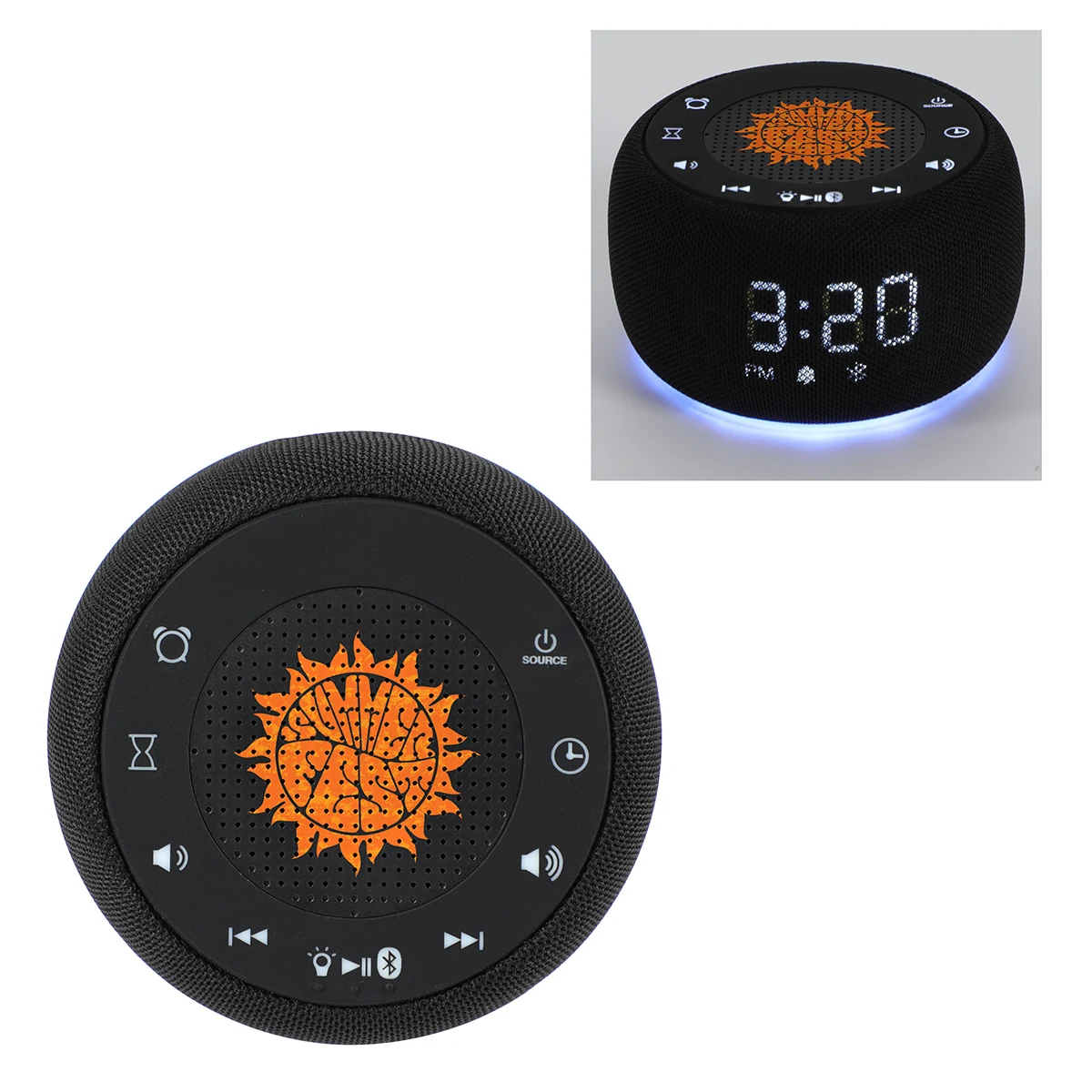Meridian Digital Clock with Wireless Speaker & White Noise Sounds 1