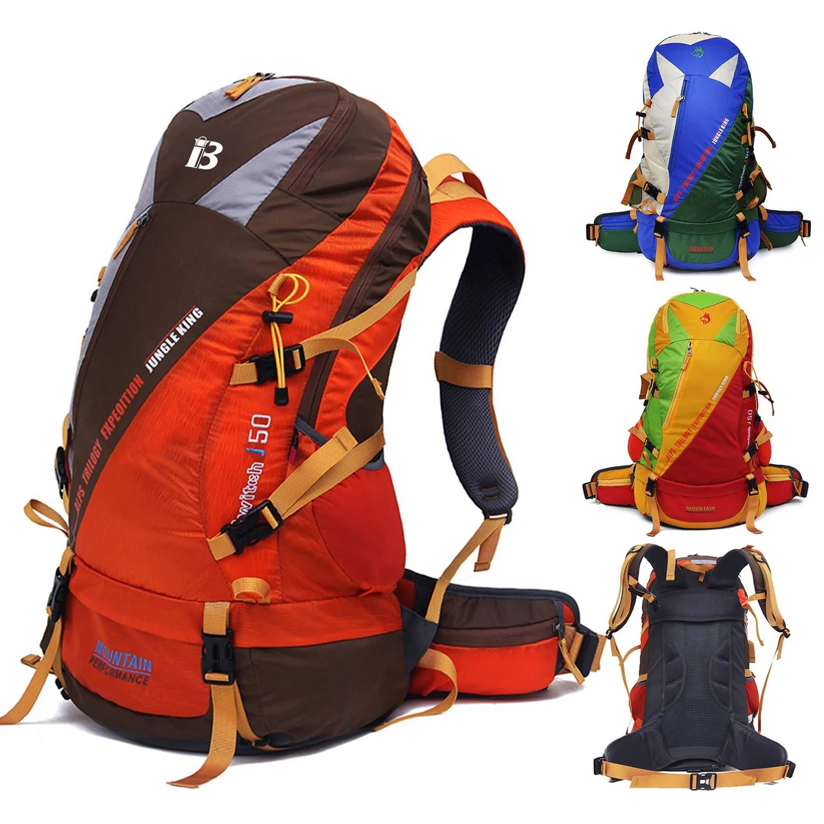 Nylon Large Capacity Hiking Bag Backpack 1