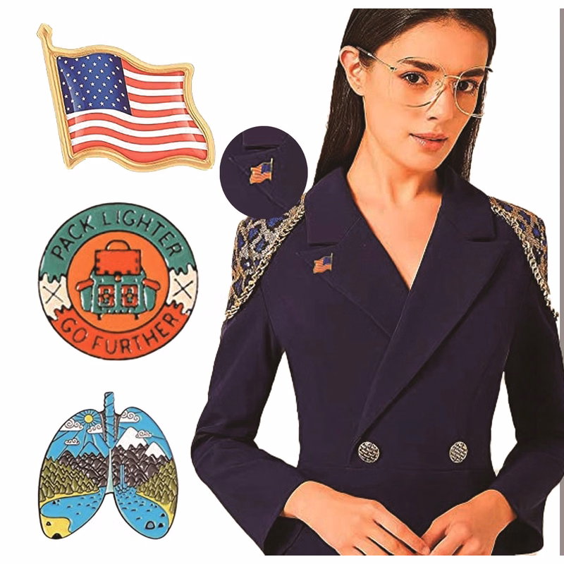 Custom Enamel Brooch Pins