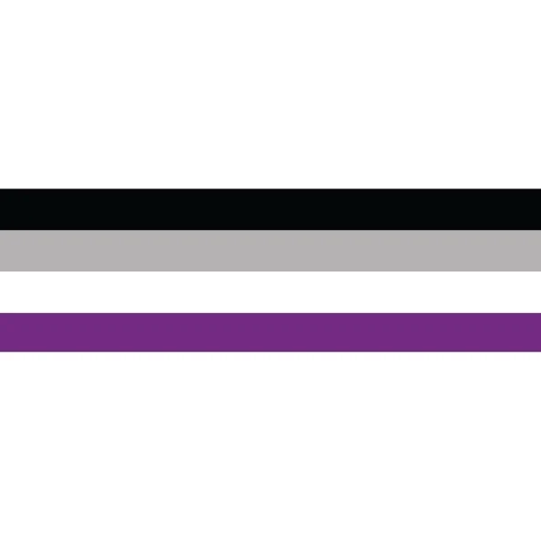 Asexual Window Decals 3" x 10" 1