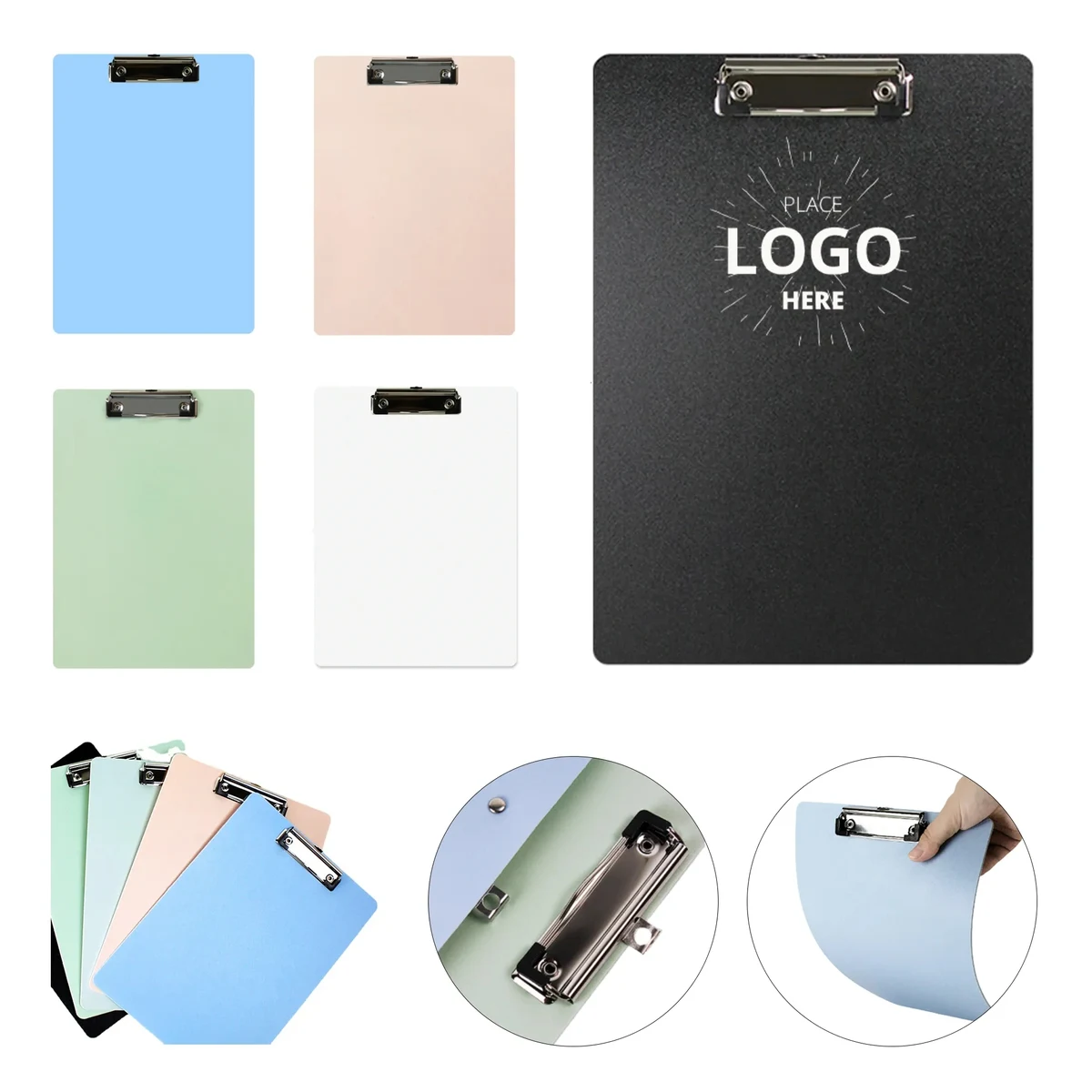 A4 File Writing Board Clipboard with Metal Clip 1