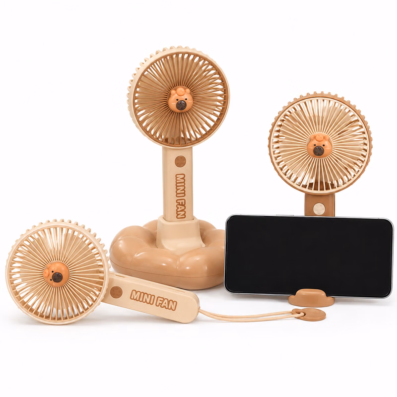 Portable Mini Fan with Phone Stand
