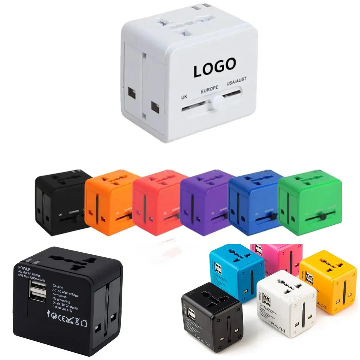 International Universal Usb Travel Charger 1