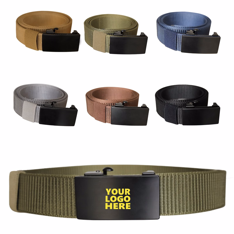 Metal Buckle Tactical Nylon Belt