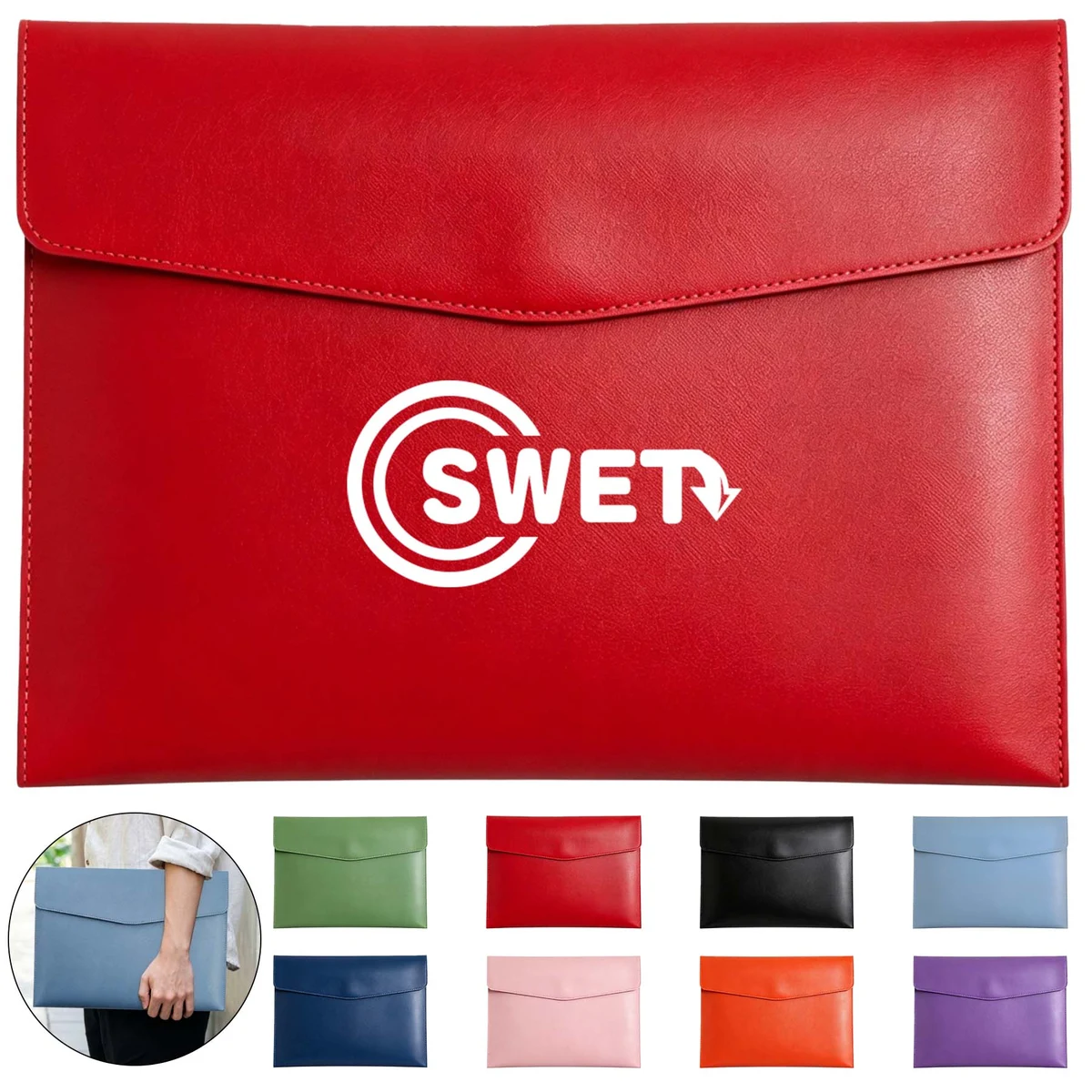 PU Leather A4 Document Bag 1