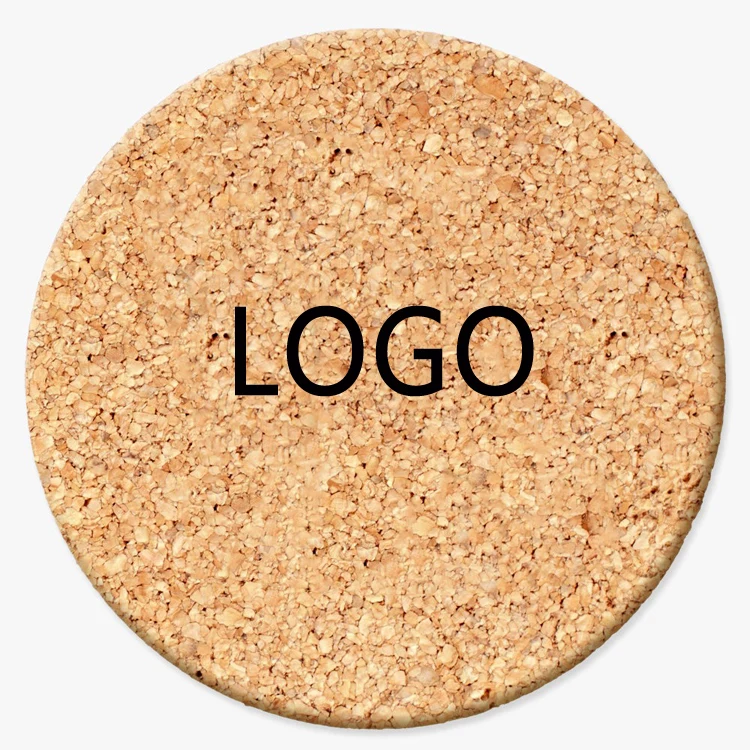 Round Cork Coasters 1