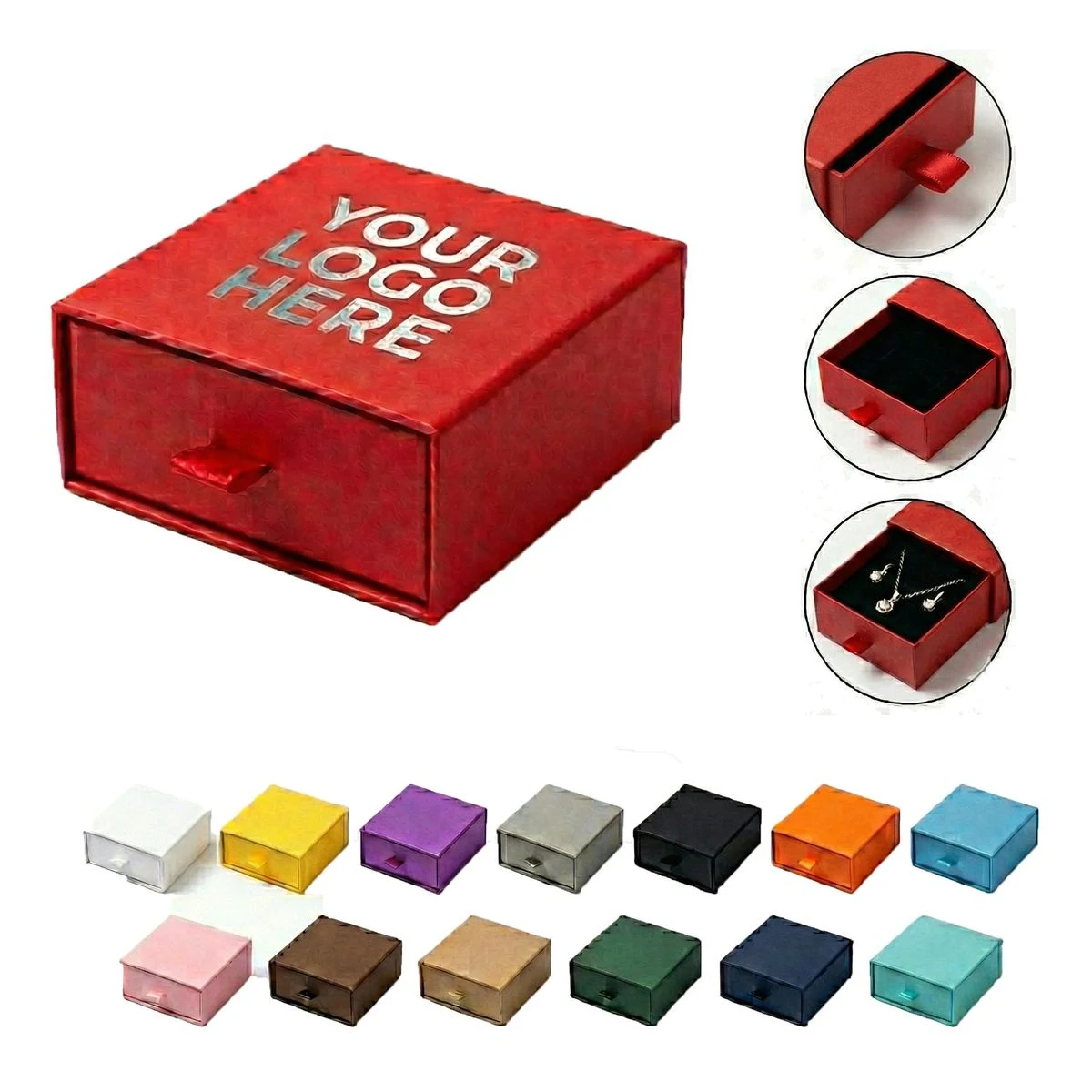 Elegant Square Drawer Gift Box 1