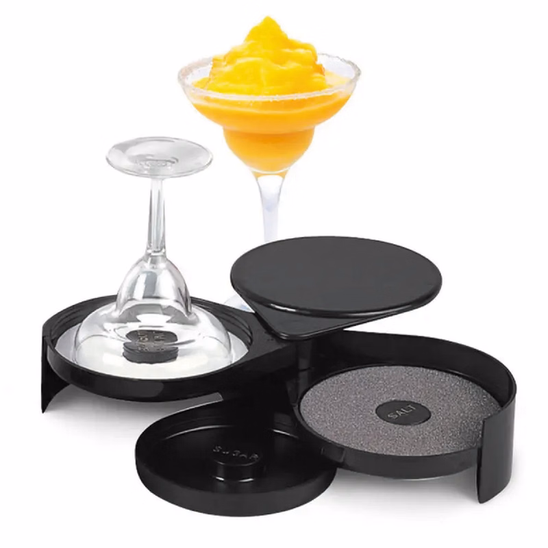 Bartender Tool 3 Tier Bar Glass Rimmer for Margarita and Cocktail