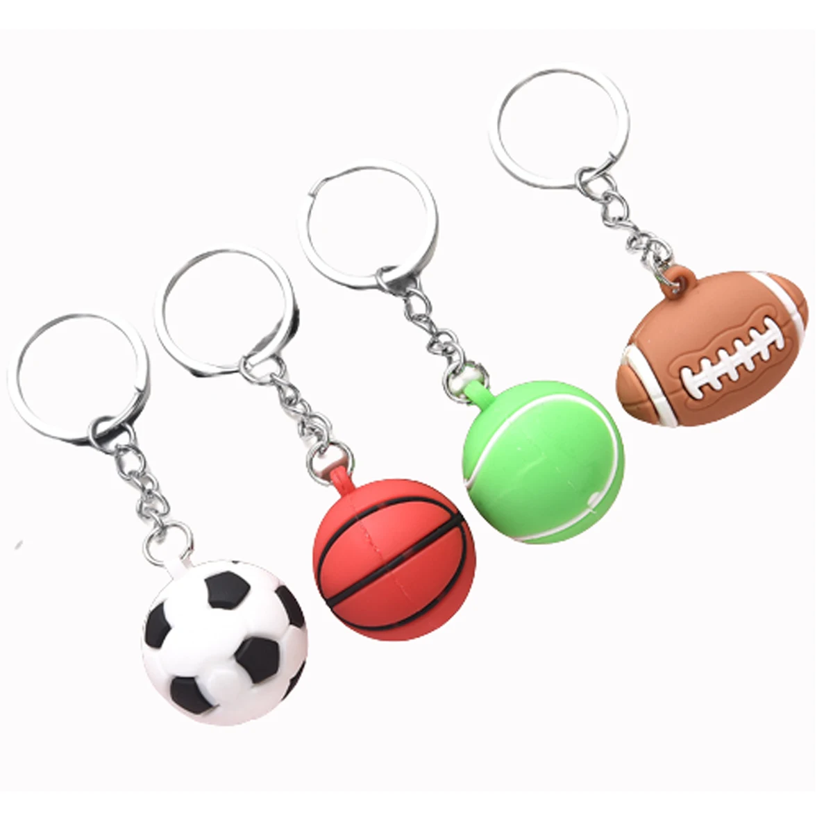Soft Sports Ball Keychain 1