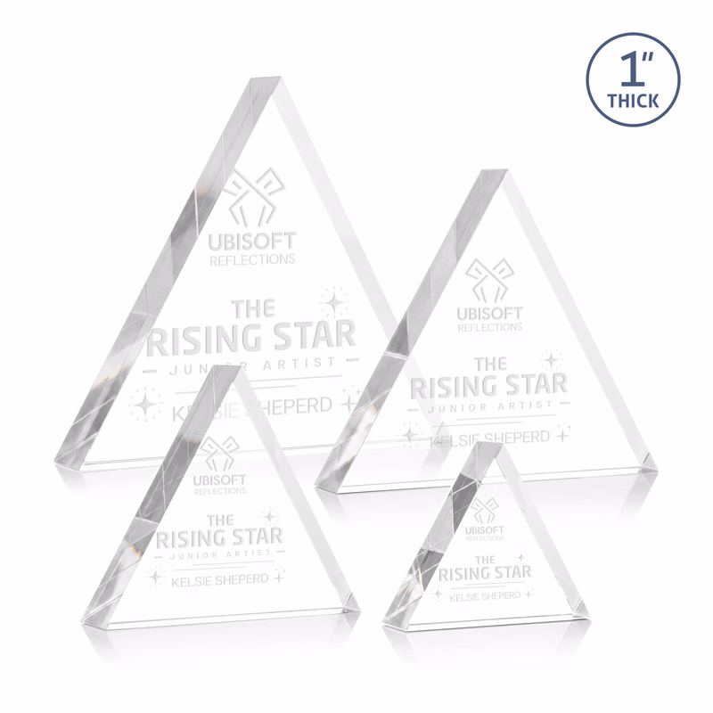 Spartan Triangle Award - Clear