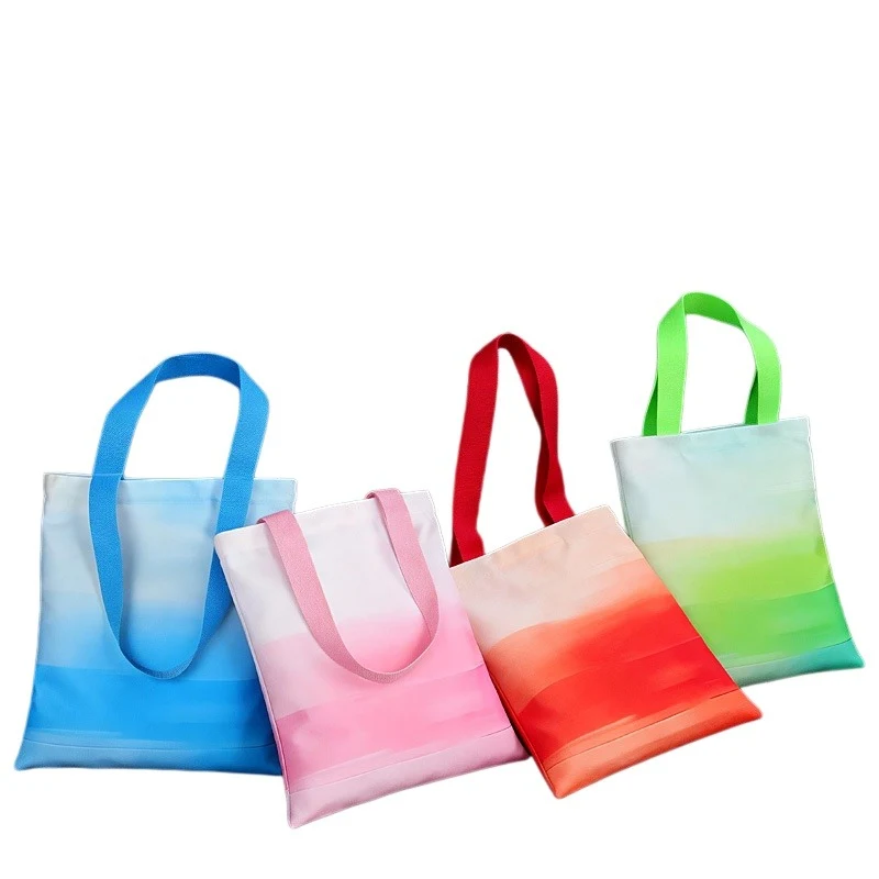 12 oz Gradient Canvas Tote Bag, custom tote bag with logo imprint 1