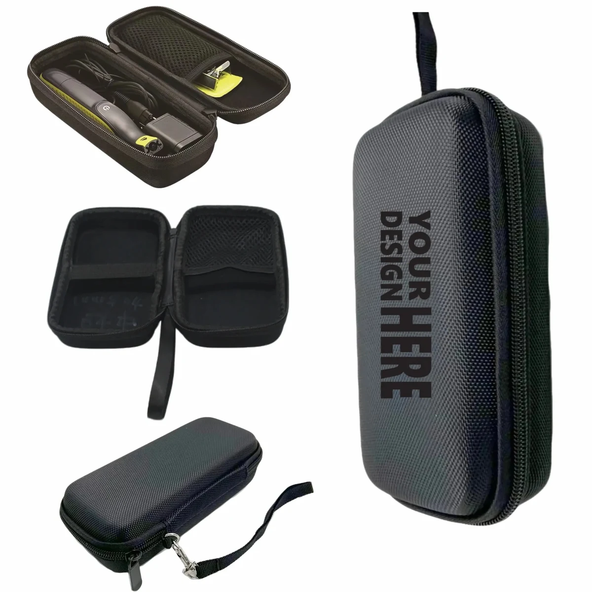 Shaver Storage Case, Portable Shockproof EVA Travel Bag 1