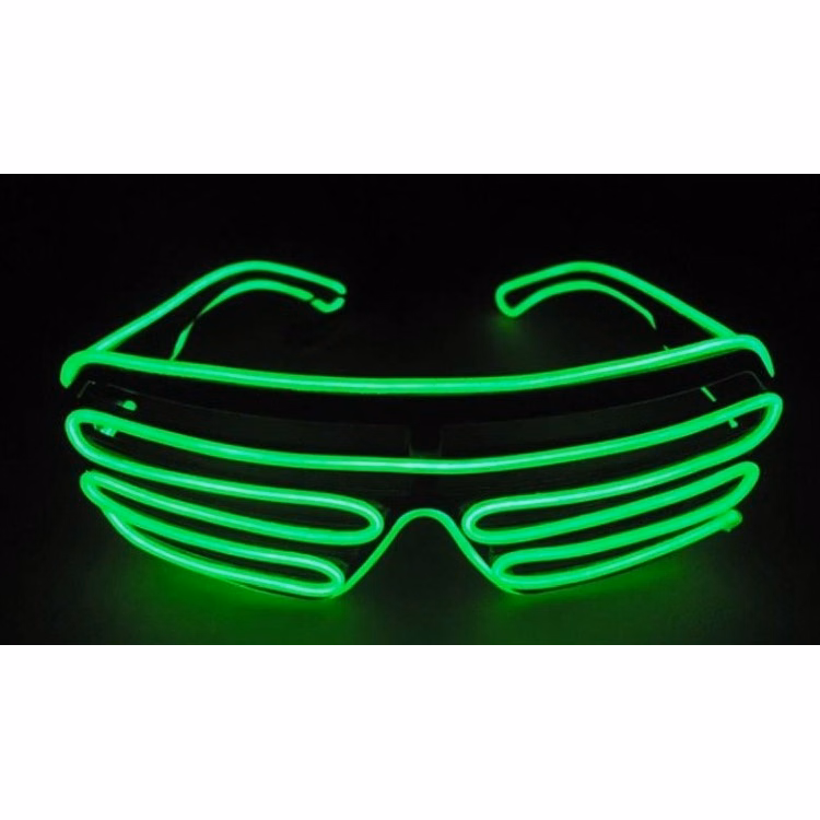 PVC EL Luminous Glasses Flash Glass