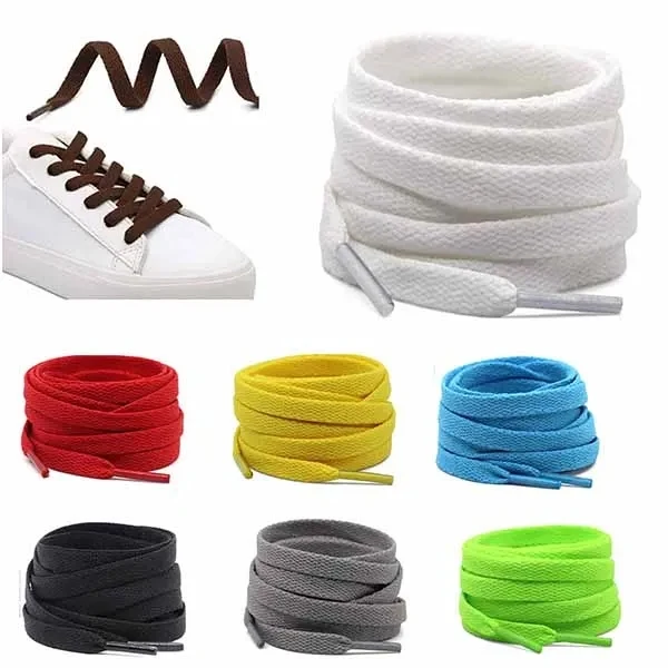 Flat Sneakers Shoelaces Wide Shoes Boot String 1