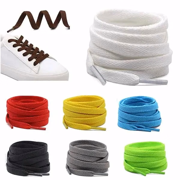 Flat Sneakers Shoelaces Wide Shoes Boot String