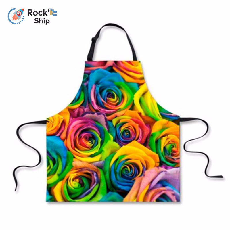 Rock'it 3-Day Sublimation Polyester Aprons w/ Custom Imprint & Pockets