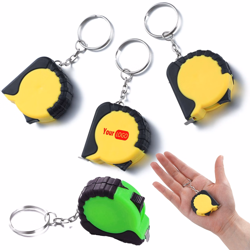 Abs Durable Mini Tape Measure Keychain For Handy Measurements (Moq 50)