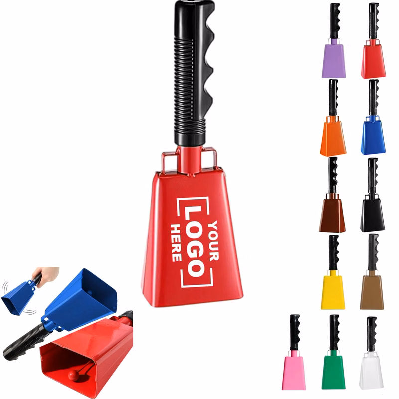 9 Inch Cheerleading Hand Shaken Cowbell