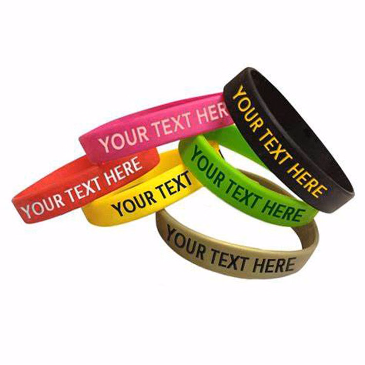 Silkscreen Silicone Bracelet