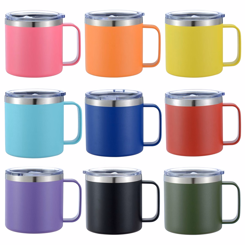 14oz Stainless Insulated Coffee Mugs Cups