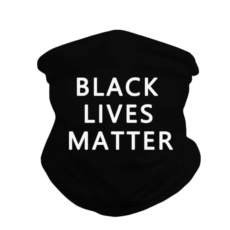 Unisex Outdoor Mouth Cover Sun Protection Black Lives Matter Print Cycling Face Mask 1